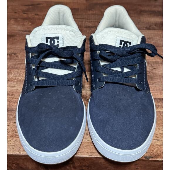 DC Shoes Plaza TC ADYS100401 Mens Blue Leather/ Syed Skate Inspired Sneakers main image 6